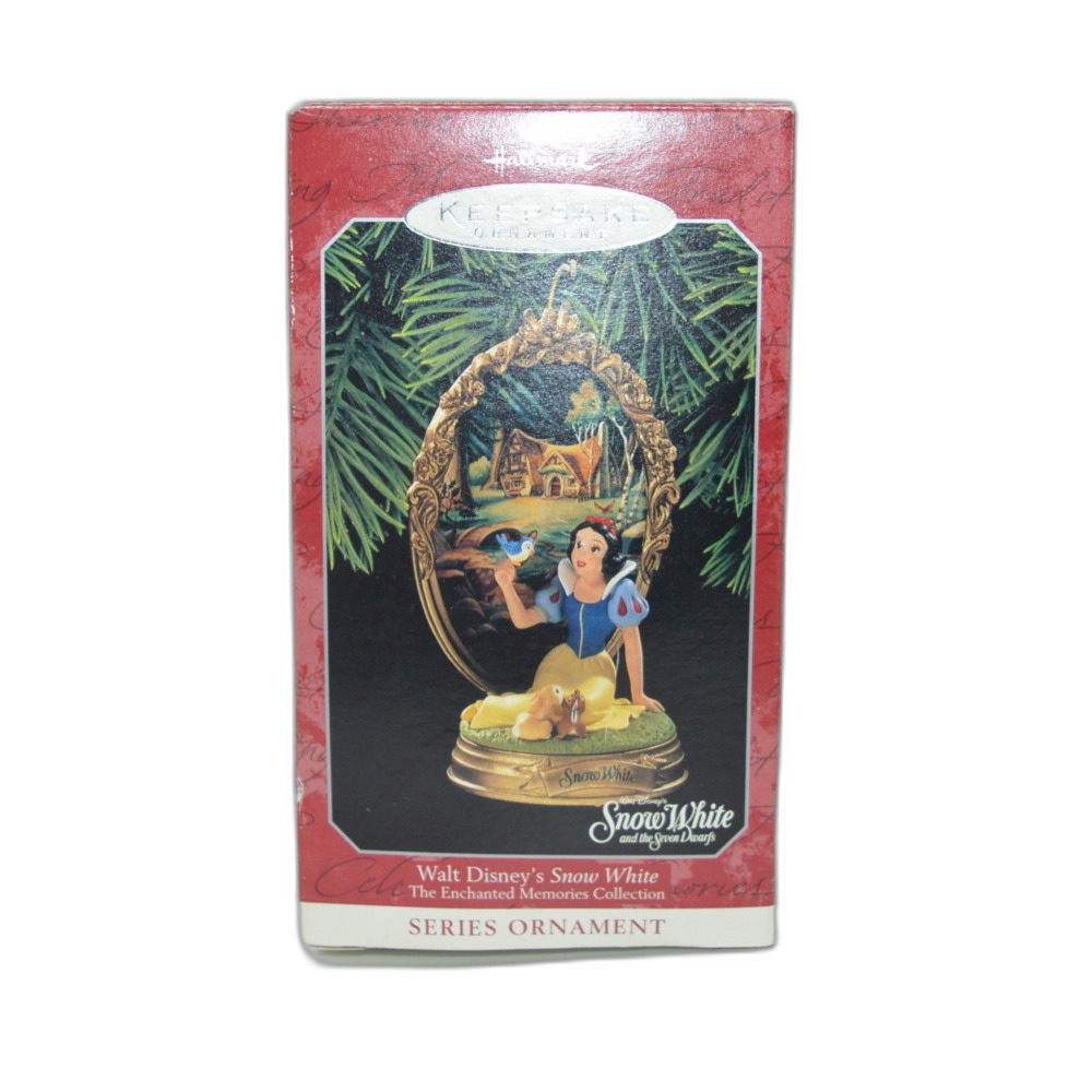 New HALLMARK 1998 DISNEY'S Snow White ENCHANTED MEMORIES 2 ORNAMENT